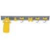 Rubbermaid Gray/Yellow Plastic Closet Organizer/Tool Holder, 1 EA -Rubbermaid PI Asset 1228848