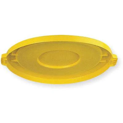 Rubbermaid BRUTE Series Trash Can Top, Round, Flat, 44 Gal., Yellow 3 Rubbermaid BRUTE Series Trash Can Top, Round, Flat, 44 Gal., Yellow