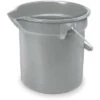 Rubbermaid Bucket: 2 1/2 Gal Bucket Capacity, HDPE, Gray -Rubbermaid PI Asset 1245419 1