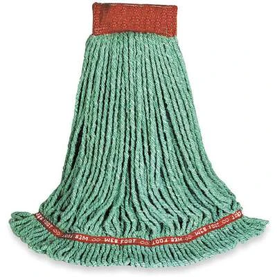 Rubbermaid Wet Mop: Synthetic, 18 Oz. Dry Wt, 5 In Headband Size, Green 3 Rubbermaid Wet Mop: Synthetic, 18 Oz. Dry Wt, 5 In Headband Size, Green
