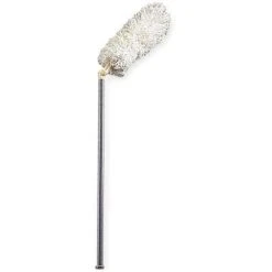 Rubbermaid Extendable Duster, Cotton Head Material, 51" Length, Extendable, Gray