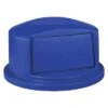 RUBBERMAID COMMERCIAL PRODUCTS Trash Can Top: BRUTE, For 32 Gal Cntnr Cap, Blue -Rubbermaid PI Asset 1272446