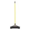 Rubbermaid 58" Medium-Duty Push Broom With Synthetic, Black Bristles For Any Surface -Rubbermaid PI Asset 1273321