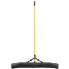 Rubbermaid 58" Medium-Duty Synthetic Push Broom With Synthetic, Black Bristles -Rubbermaid PI Asset 1273322