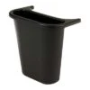 Rubbermaid 1 Gal Rectangular Recycling Saddle, Plastic, Black -Rubbermaid PI Asset 1292021