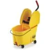 Rubbermaid Yellow Polypropylene Mop Bucket And Wringer, 11 Gal. -Rubbermaid PI Asset 1329087