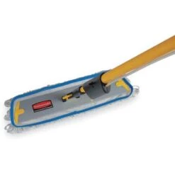 Rubbermaid Dust Mop: Nylon, 18 In L, Launderable, 5 In Dp, Pad End