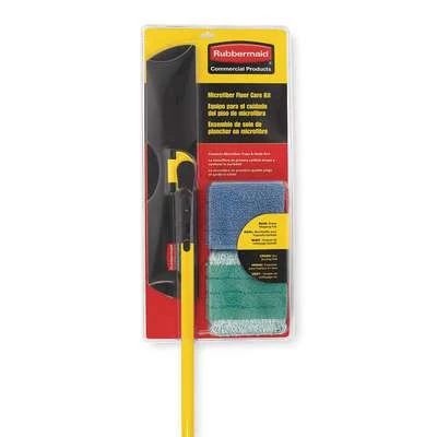 Rubbermaid Spray Mop Kit: Microfiber, 18 In Frame Wd, Yellow, Launderable, Steel 3 Rubbermaid Spray Mop Kit: Microfiber, 18 In Frame Wd, Yellow, Launderable, Steel