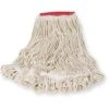 Rubbermaid Wet Mop: Cotton, 18 Oz. Dry Wt, 5 In Headband Size, White, Launderable -Rubbermaid PI Asset 1343456