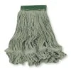 Rubbermaid Wet Mop: Synthetic, 16 Oz. Dry Wt, 5 In Headband Size, Green -Rubbermaid PI Asset 1343590