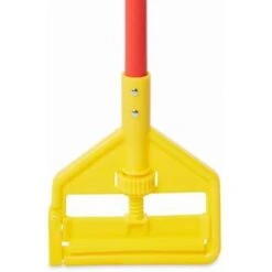 Rubbermaid Wet Mop Handle, Side Gate Mop Connection Type, Red, Fiberglass, 60" Handle Length -Rubbermaid PI Asset 1354878
