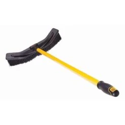 Rubbermaid 58" Medium-Duty Push Broom With Synthetic, Black Bristles For Any Surface -Rubbermaid PI Asset 1755892