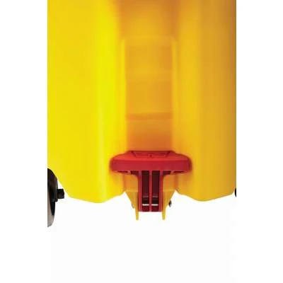 Rubbermaid Mop Bucket And Wringer: 8 3/4 Gal Capacity, Yellow, Side Press 4 Rubbermaid Mop Bucket And Wringer: 8 3/4 Gal Capacity, Yellow, Side Press - Image 2
