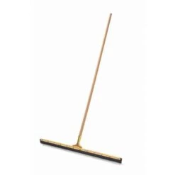 Rubbermaid Handle: 60 In Broom Handle L, Tapered, Natural Wood, Wood -Rubbermaid PI Asset 1984942