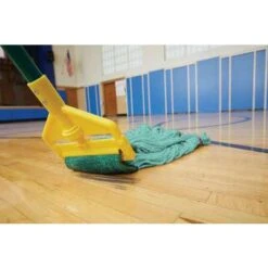 Rubbermaid Wet Mop Handle, Side Gate Mop Connection Type, Green, Fiberglass, 60" Handle Length -Rubbermaid PI Asset 1985064