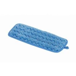Rubbermaid Microfiber Quick Change 5" X 11" Wet Mop Head, Blue -Rubbermaid PI Asset 1988671