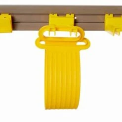Rubbermaid Gray/Yellow Plastic Closet Organizer/Tool Holder, 1 EA -Rubbermaid PI Asset 1988947