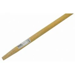 Rubbermaid Handle: 60 In Broom Handle L, Tapered, Natural Wood, Wood -Rubbermaid PI Asset 1988971