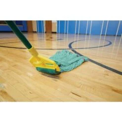 Rubbermaid Wet Mop Handle, Side Gate Mop Connection Type, Green, Fiberglass, 60" Handle Length -Rubbermaid PI Asset 1989102