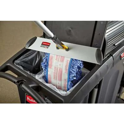 Rubbermaid Mop Pad: Microfiber, 18 In Frame Wd, Blue, Quick Change Connection 6 Rubbermaid Mop Pad: Microfiber, 18 In Frame Wd, Blue, Quick Change Connection - Image 4