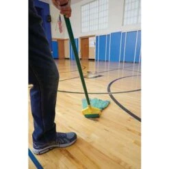 Rubbermaid Wet Mop Handle, Side Gate Mop Connection Type, Green, Fiberglass, 60" Handle Length -Rubbermaid PI Asset 1991165