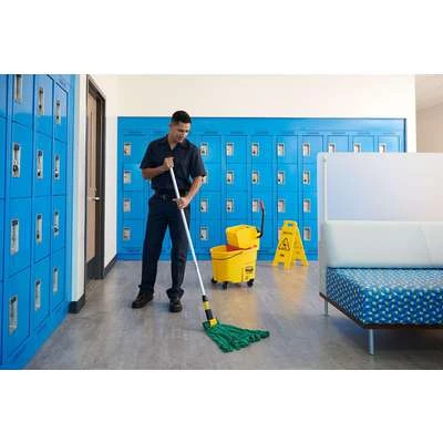 Rubbermaid Wet Mop Handle, Clamp Mop Connection Type, Gray, Aluminum, 60" Handle Length 6 Rubbermaid Wet Mop Handle, Clamp Mop Connection Type, Gray, Aluminum, 60" Handle Length - Image 4