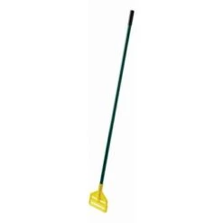 Rubbermaid Wet Mop Handle, Side Gate Mop Connection Type, Green, Fiberglass, 60" Handle Length -Rubbermaid PI Asset 1993190