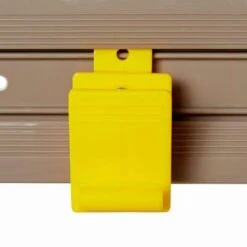 Rubbermaid Gray/Yellow Plastic Closet Organizer/Tool Holder, 1 EA -Rubbermaid PI Asset 1994049