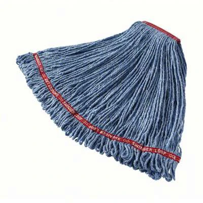 Rubbermaid Wet Mop: Synthetic, 28 Oz Dry Wt, 1 In Headband Size, Blue 3 Rubbermaid Wet Mop: Synthetic, 28 Oz Dry Wt, 1 In Headband Size, Blue