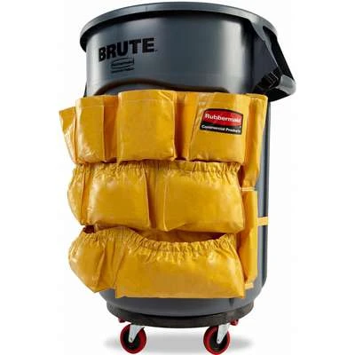 Rubbermaid Receptacle Caddy Bag, Color Yellow, Material Vinyl 5 Rubbermaid Receptacle Caddy Bag, Color Yellow, Material Vinyl - Image 3