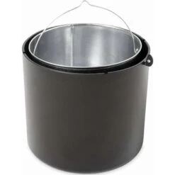 Rubbermaid 7 Gal. Cigarette Receptacle, 39" Height, 13" Base Dia., Metal, Black -Rubbermaid PI Asset 927792