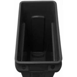 Rubbermaid Slim Jim 23 Gal. Rectangular Open Top Utility Trash Can, 30"H, Black 11 Rubbermaid Slim Jim 23 Gal. Rectangular Open Top Utility Trash Can, 30"H, Black -Rubbermaid PI Asset 930214