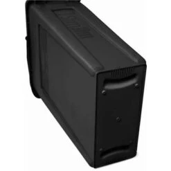 Rubbermaid Slim Jim 23 Gal. Rectangular Open Top Utility Trash Can, 30"H, Black 12 Rubbermaid Slim Jim 23 Gal. Rectangular Open Top Utility Trash Can, 30"H, Black -Rubbermaid PI Asset 930215