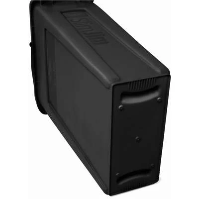 Rubbermaid Slim Jim 23 Gal. Rectangular Open Top Utility Trash Can, 30"H, Black 7 Rubbermaid Slim Jim 23 Gal. Rectangular Open Top Utility Trash Can, 30"H, Black - Image 5