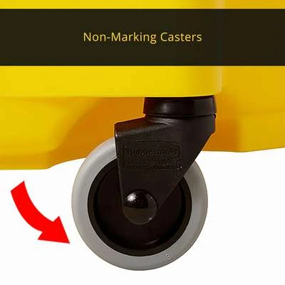 Rubbermaid Green Polypropylene Mop Bucket And Wringer, 8-3/4 Gal. 4 Rubbermaid Green Polypropylene Mop Bucket And Wringer, 8-3/4 Gal. - Image 2