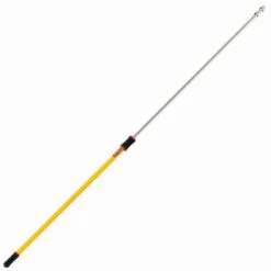 Rubbermaid Extension Handle, Quick Change Mop Connection Type, Yellow, Aluminum, 48" To 96" Handle Length -Rubbermaid PI Asset 949045
