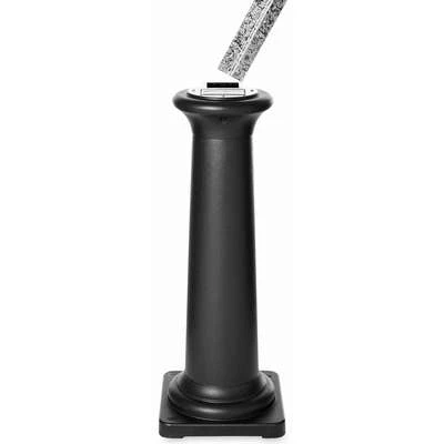 Rubbermaid 1 Gal. Cigarette Receptacle, 38-1/4" Height, 13" Base Dia., Plastic, Black 6 Rubbermaid 1 Gal. Cigarette Receptacle, 38-1/4" Height, 13" Base Dia., Plastic, Black - Image 4