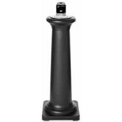 Rubbermaid 1 Gal. Cigarette Receptacle, 38-1/4" Height, 13" Base Dia., Plastic, Black 15 Rubbermaid 1 Gal. Cigarette Receptacle, 38-1/4" Height, 13" Base Dia., Plastic, Black -Rubbermaid PI Asset 964760