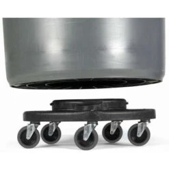 Rubbermaid Container Dolly, 250 Lb. Load Capacity, Round, 1 Max. No. Of Containers -Rubbermaid PI Asset 964765