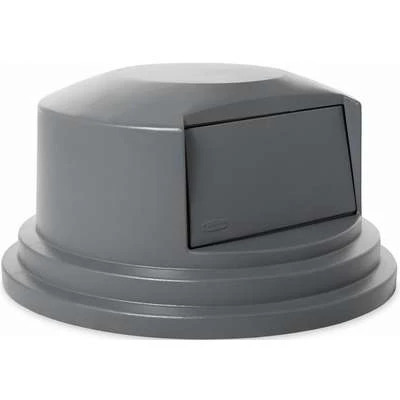 Rubbermaid BRUTE Series Trash Can Top, Round, Dome With Push Door, 55 Gal., Gray 7 Rubbermaid BRUTE Series Trash Can Top, Round, Dome With Push Door, 55 Gal., Gray - Image 5