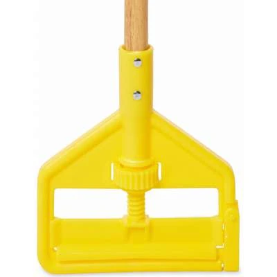 Rubbermaid Wet Mop Handle, Side Gate Mop Connection Type, Natural, Wood, 54" Handle Length 4 Rubbermaid Wet Mop Handle, Side Gate Mop Connection Type, Natural, Wood, 54" Handle Length - Image 2