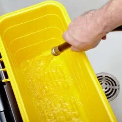 Rubbermaid 7 Gal. Yellow Polypropylene Disinfectant Mop Bucket With Lid, 1 EA 17 Rubbermaid 7 Gal. Yellow Polypropylene Disinfectant Mop Bucket With Lid, 1 EA -Rubbermaid PI Asset 966516