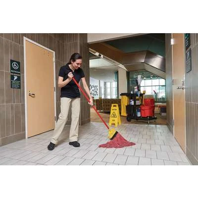 Rubbermaid Red Polypropylene Mop Bucket And Wringer, 8-3/4 Gal. 8 Rubbermaid Red Polypropylene Mop Bucket And Wringer, 8-3/4 Gal. - Image 6