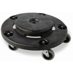 Rubbermaid Container Dolly, 250 Lb. Load Capacity, Round, 1 Max. No. Of Containers -Rubbermaid PI Asset 966902