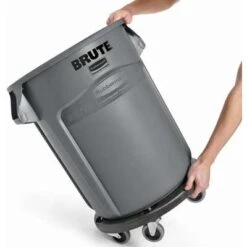 Rubbermaid Container Dolly, 250 Lb. Load Capacity, Round, 1 Max. No. Of Containers -Rubbermaid PI Asset 966906