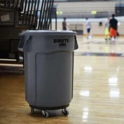 Rubbermaid Container Dolly, 250 Lb. Load Capacity, Round, 1 Max. No. Of Containers -Rubbermaid PI Asset 966907