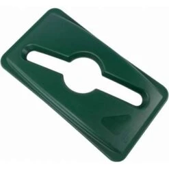 Rubbermaid Slim Jim Series All-Purpose Recycling Top, Rectangular, Dome, 23 Gal., Green 8 Rubbermaid Slim Jim Series All-Purpose Recycling Top, Rectangular, Dome, 23 Gal., Green -Rubbermaid PI Asset 968012