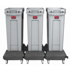 Rubbermaid Connectable Container Dolly, 200 Lb. Load Capacity, Rectangular, 1 Max. No. Of Containers -Rubbermaid PI Asset 972271