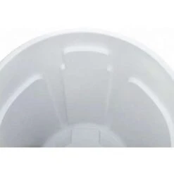 Rubbermaid BRUTE 32 Gal. Round Open Top Utility Trash Can, 27-3/4"H, White -Rubbermaid PI Asset 977371
