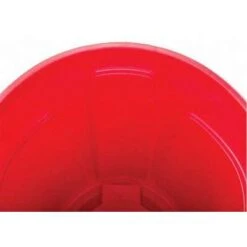 Rubbermaid BRUTE 32 Gal. Round Open Top Utility Trash Can, 27-3/4"H, Red -Rubbermaid PI Asset 977372
